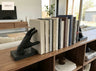 Matte Black Hand Bookend Pair
