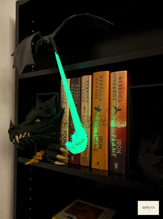 Fire-Breathing Dragon LED Sculpture