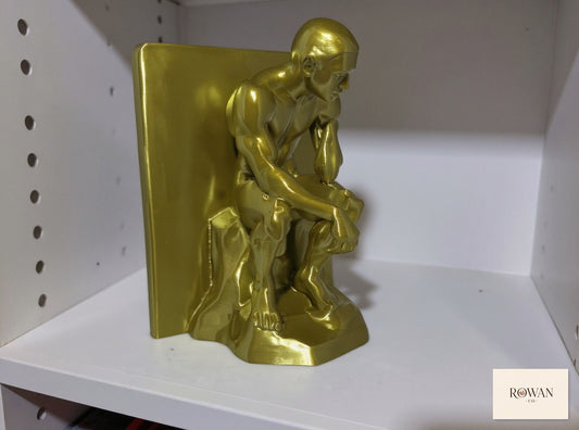 Gold Thinker Bookend Pair