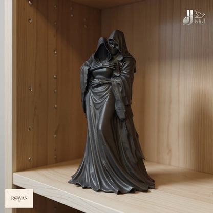 Embracing Reapers Bookshelf Sculpture