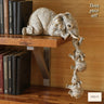 Hanging Elephant Family Shelf Sitter Set