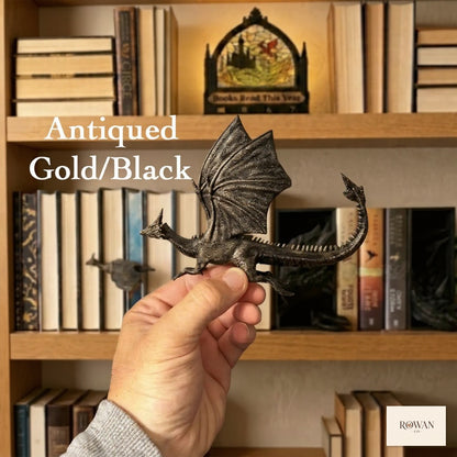 Flying Bronze Dragon Book Accent