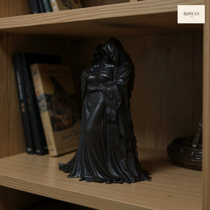Embracing Reapers Bookshelf Sculpture