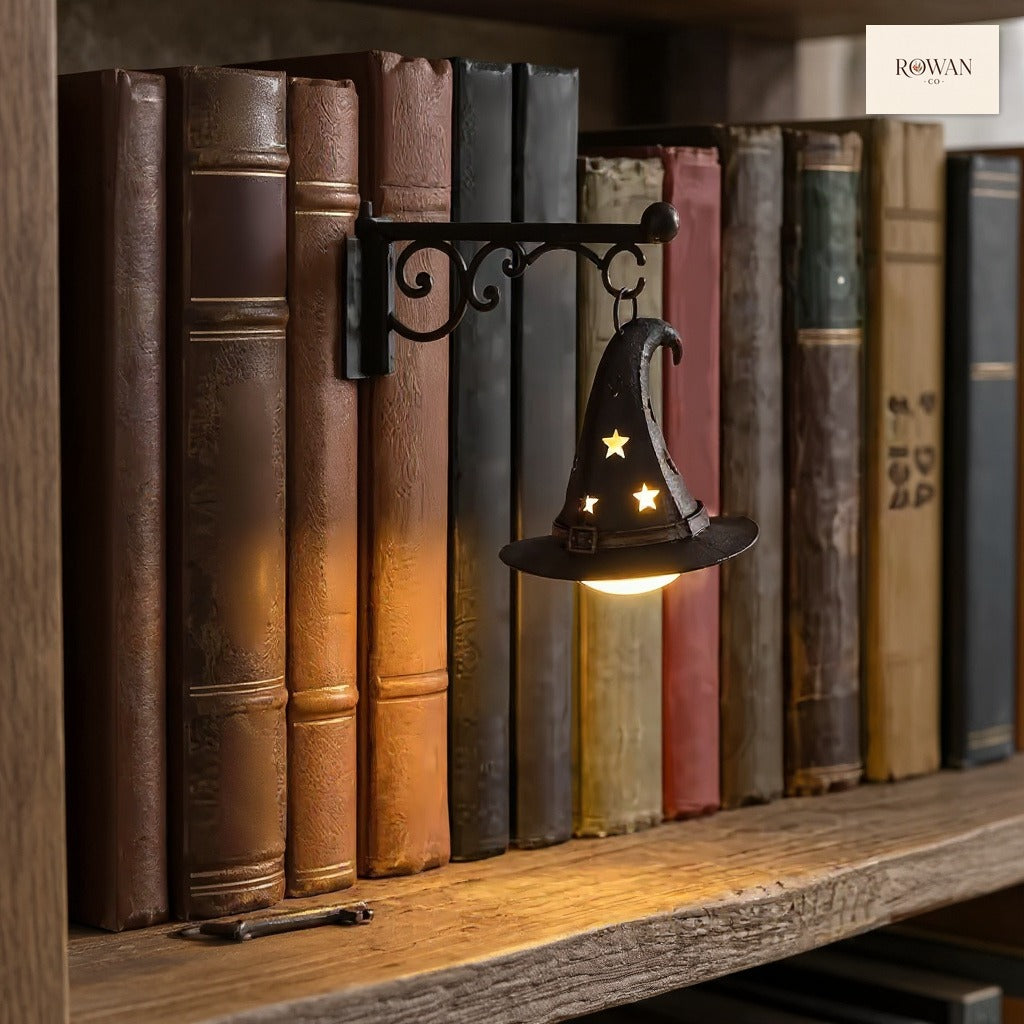 Pumpkin hanging bookshelf lantern