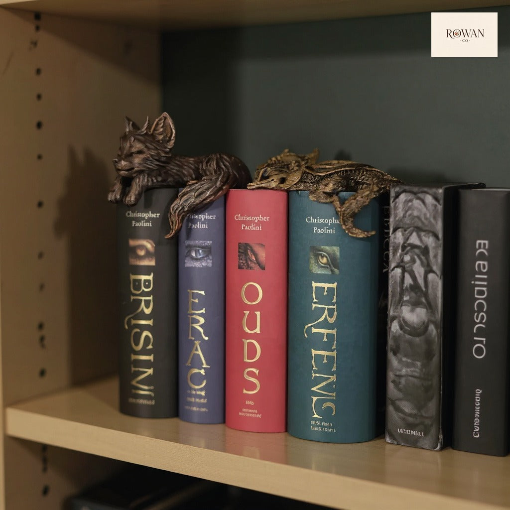 Sleeping Bronze Dragon Shelf Sitter