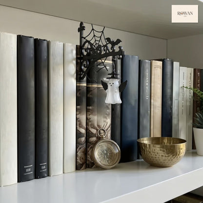 Pumpkin hanging bookshelf lantern
