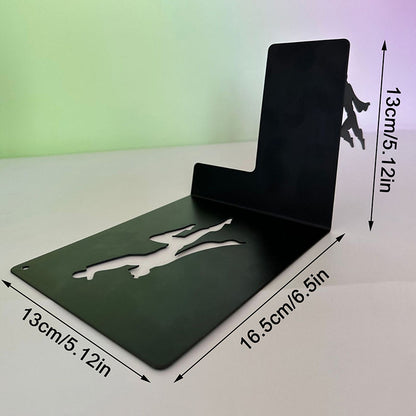 Leaning superhero floating bookshelf dimensions and metal construction