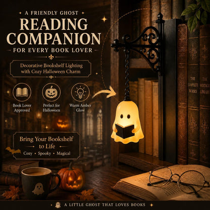 Ghost hanging bookshelf lantern alternate lifestyle angle