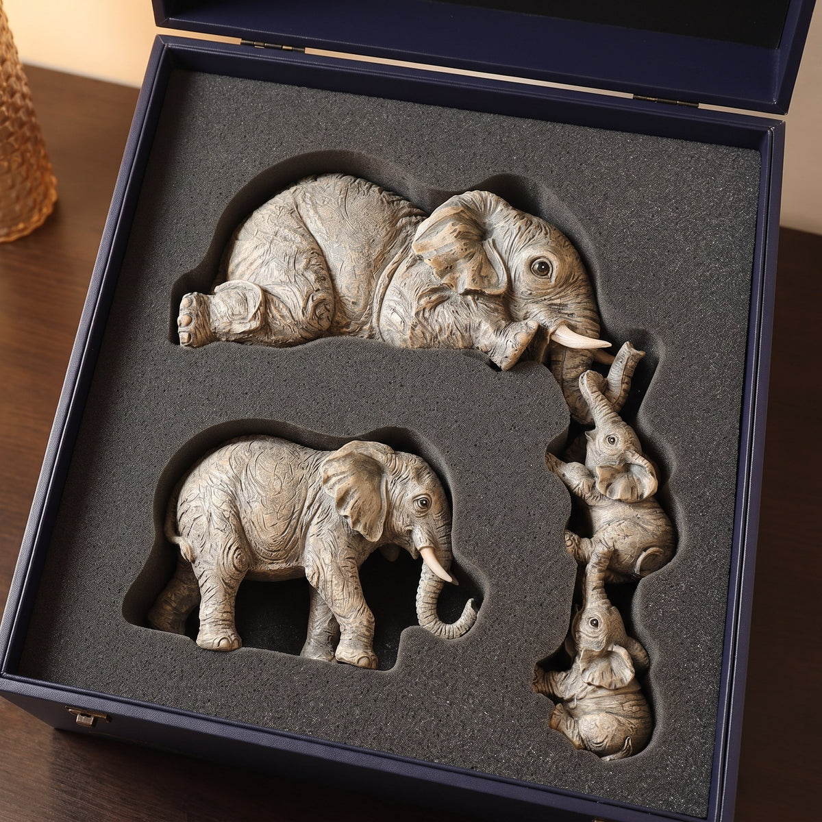 Gift packaging with custom foam insert